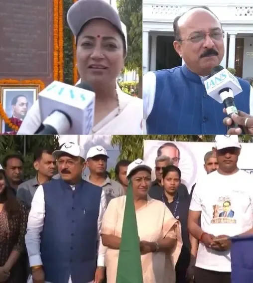 Delhi Chief Minister Launches Marathon for Ambedkar Jayanti