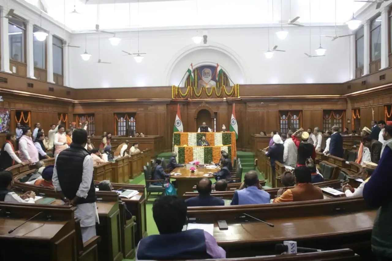 Delhi Chief Minister Rekha Gupta Presents CAG Report in Assembly; Speaker Declares 'Blocking It a Criminal Offense'