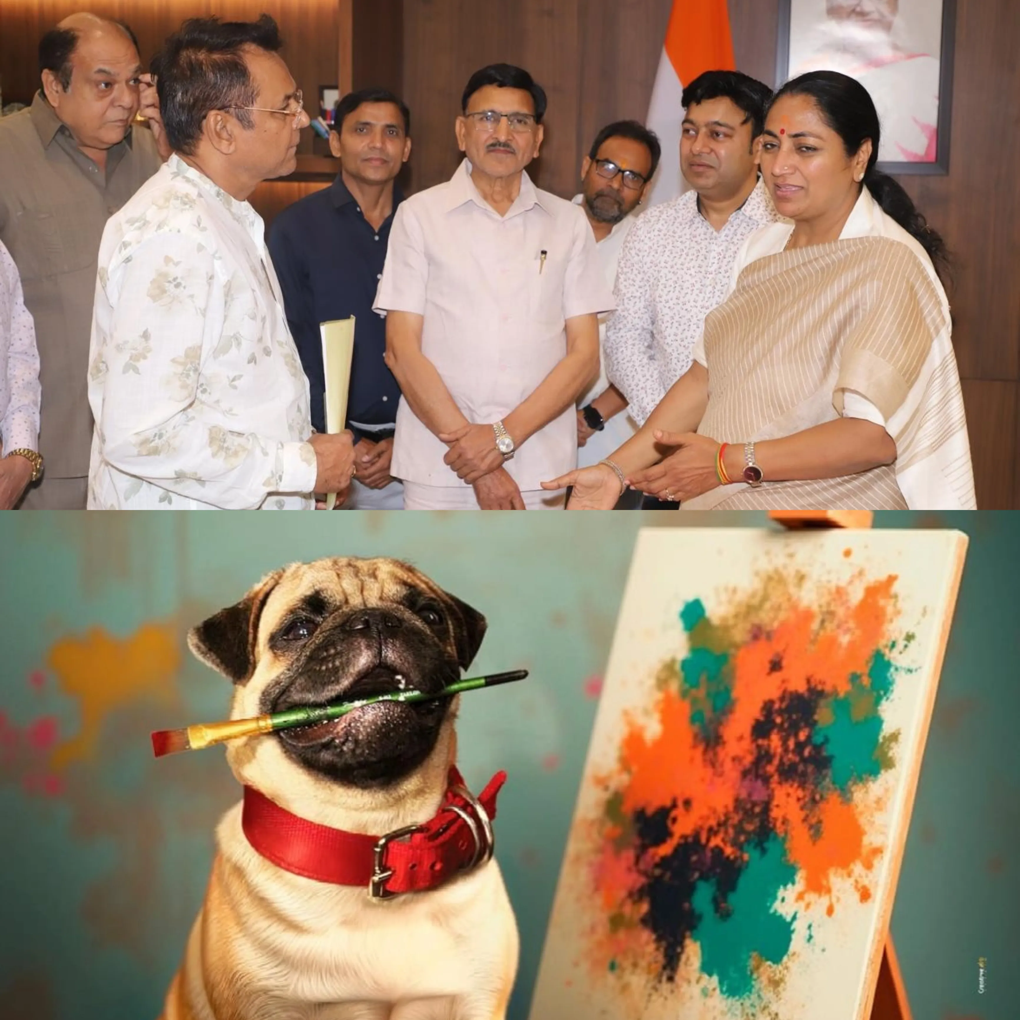 Delhi Chief Minister Rekha Gupta Launches Poster for Family Film ‘Tomchi’