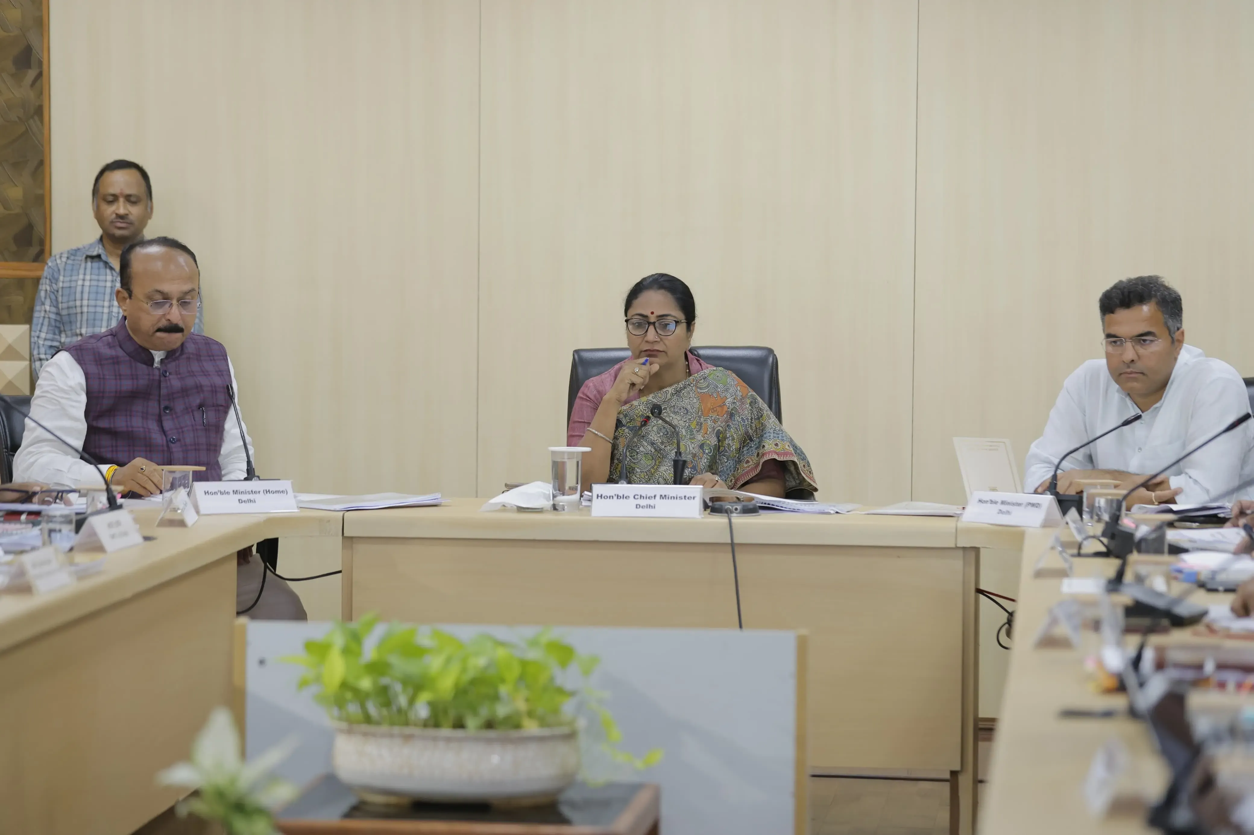 Delhi's Chief Minister Promises Sustainable Solutions for Traffic, Waterlogging, and Security Challenges