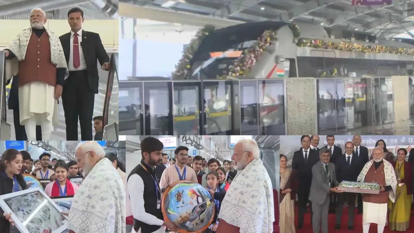 PM Modi Launches Delhi's Inaugural Namo Bharat Corridor with Train Journey