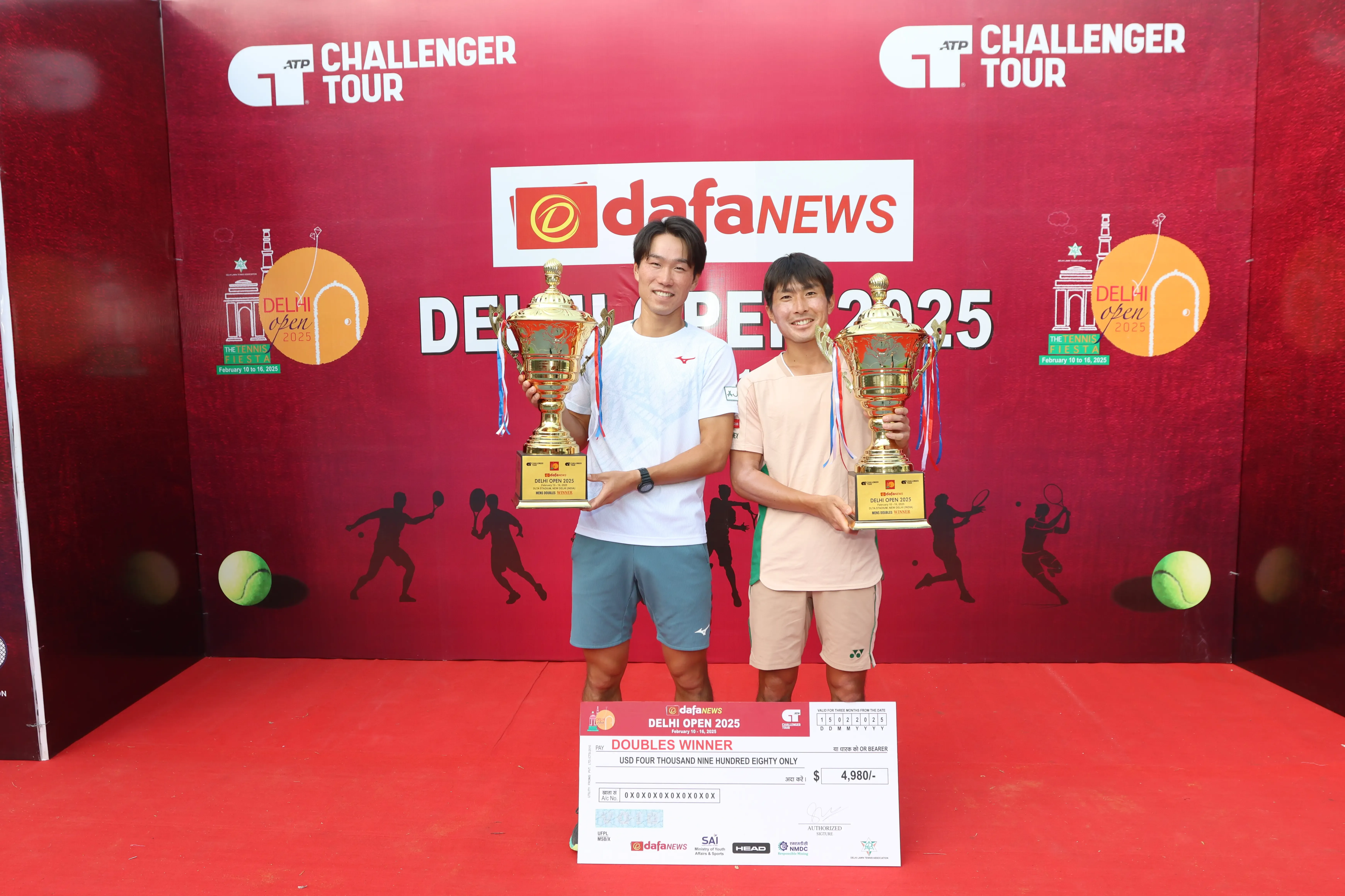Unseeded Japanese Players Imamura and Noguchi Win Men's Doubles at Delhi Open 2025