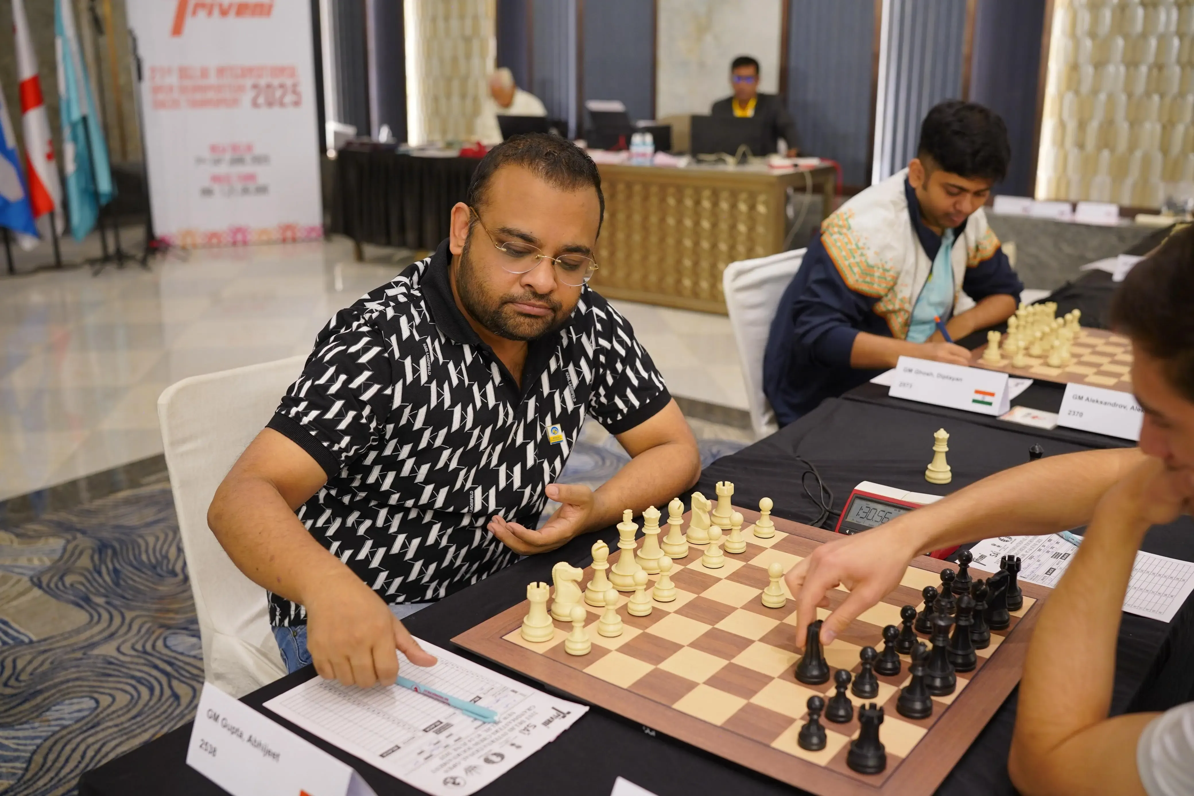 Can Abhijeet Gupta Maintain His Lead in the Delhi Open Chess Tournament?