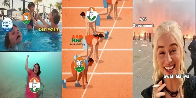 Delhi Election Results: BJP's Stunning Recovery and AAP's Unexpected Defeat Ignite Social Media Memes