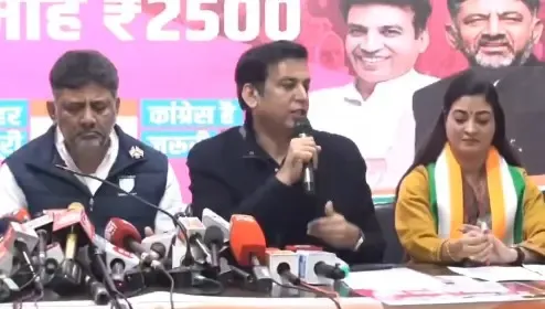 Delhi Elections: Congress Promises Monthly Support of Rs 2,500 for Women