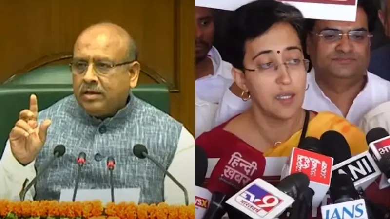 Delhi Assembly Speaker criticizes AAP's 'organised disruption'; Atishi demands answers on women’s welfare scheme