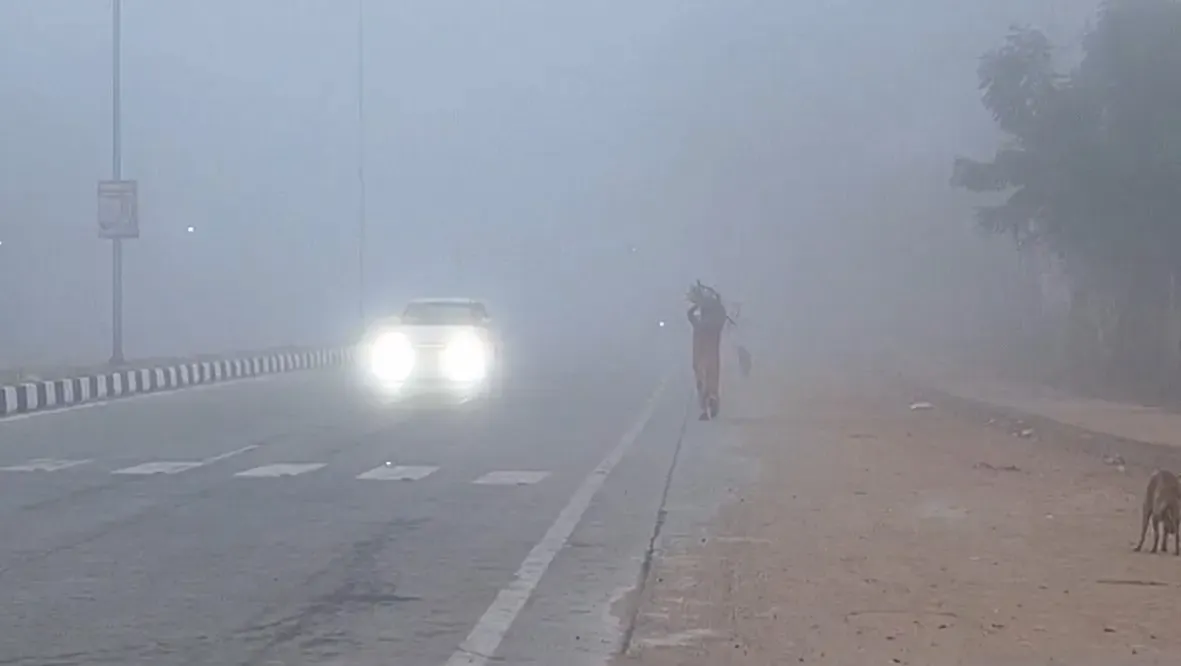 Heavy Fog Impacts Visibility Across Rajasthan