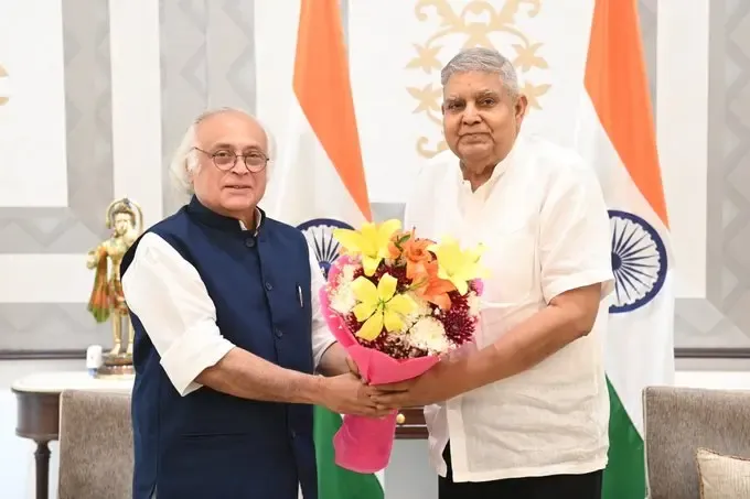 Dhankhar Set to Lead Rajya Sabha Starting Monday: Jairam Ramesh
