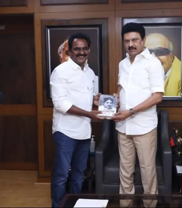 C.V.M.P. Ezhilarasan Takes on Role as DMK Propaganda Secretary for 2026 Elections