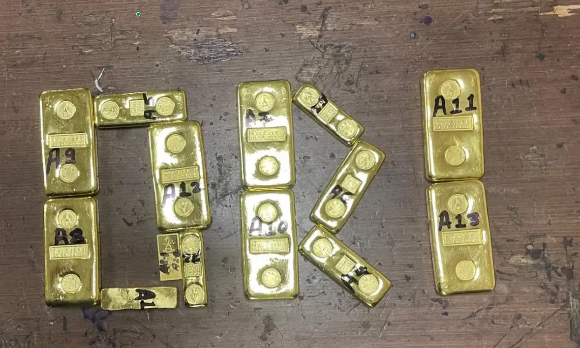 DRI Discovers Gold Valued at Rs 6.30 Crore at Mumbai Airport, Two Arrested