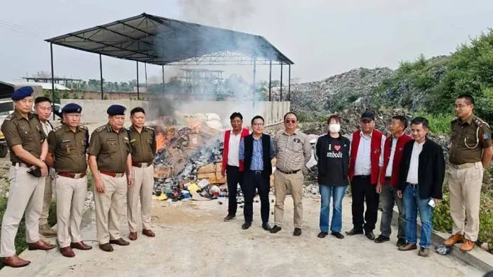 Drugs Worth Rs 34.82 Crore Annihilated in Nagaland