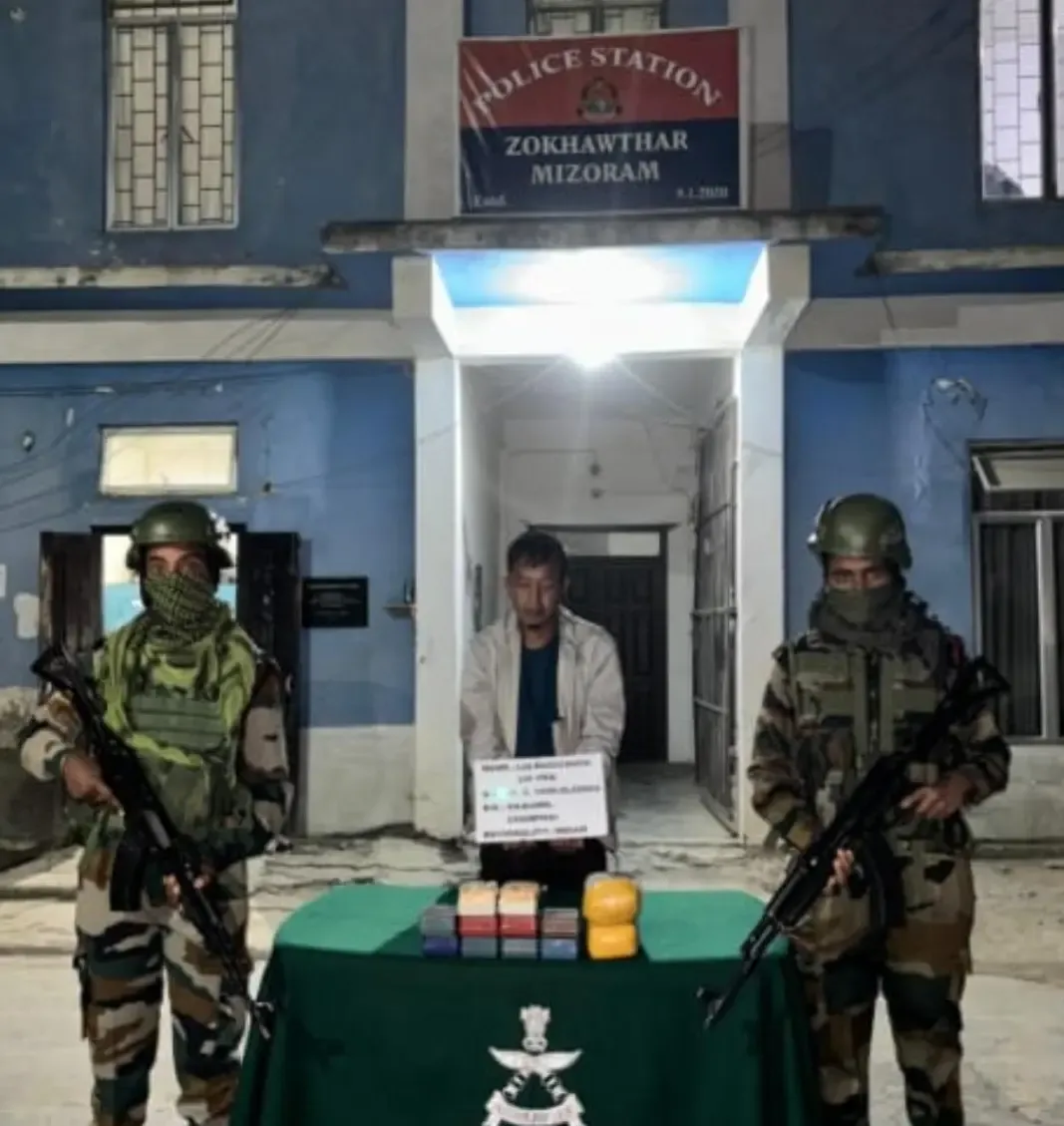 Drugs Worth Rs 7.64 Crore Confiscated in Mizoram; One Arrested