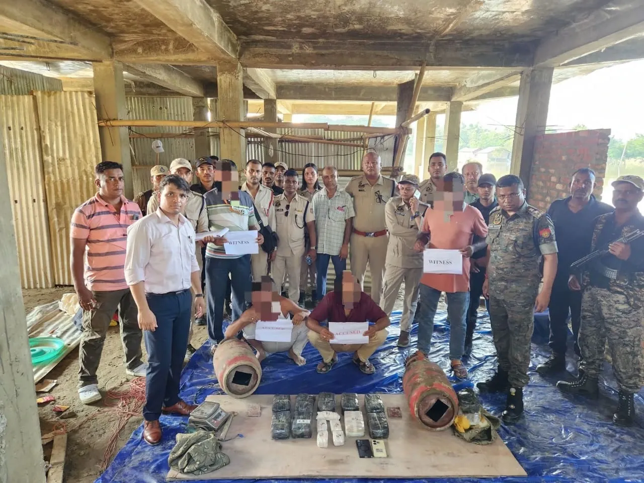 How Much Drugs Were Seized in Manipur and Assam?