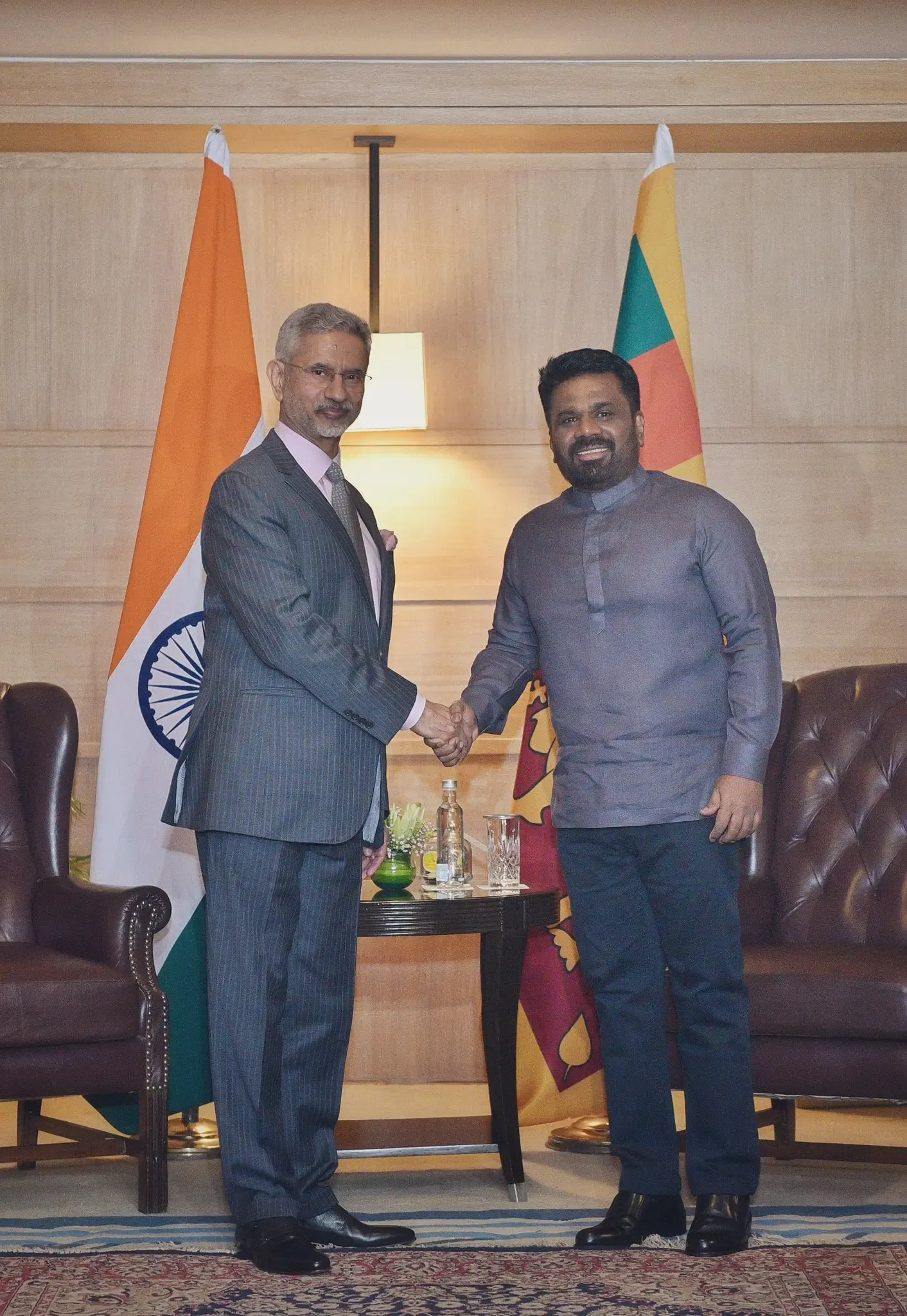 EAM Jaishankar Engages with President Dissanayake, Emphasizes Sri Lanka's Significance in India's 'Neighbourhood First' Strategy