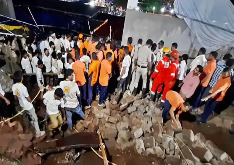 What Happened During the Wall Collapse at Simhachalam Temple?