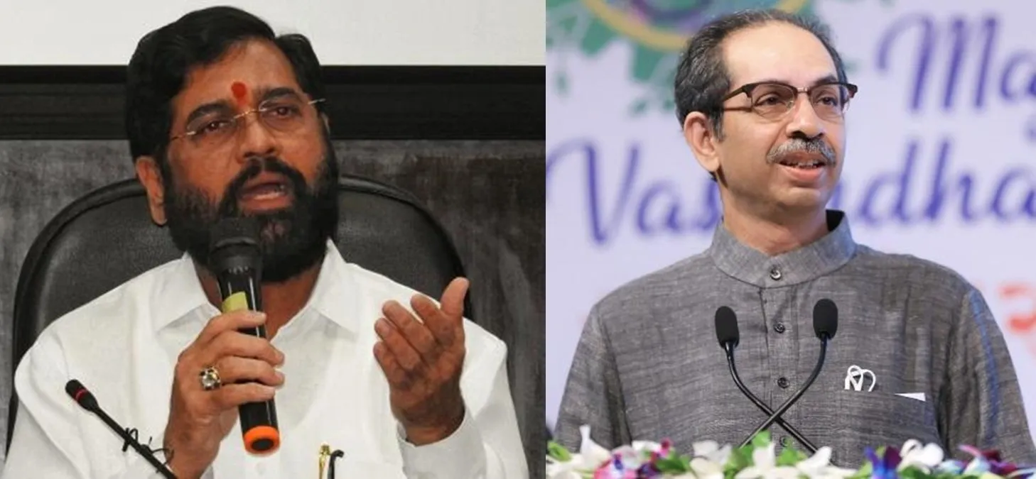 Eknath Shinde accuses Uddhav Thackeray of discarding Balasaheb’s thoughts for power