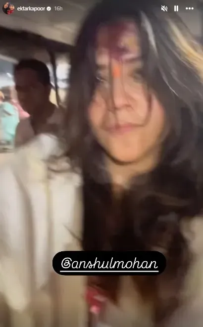 Ekta Kapoor Receives Blessings at Puri's Jagannath Temple