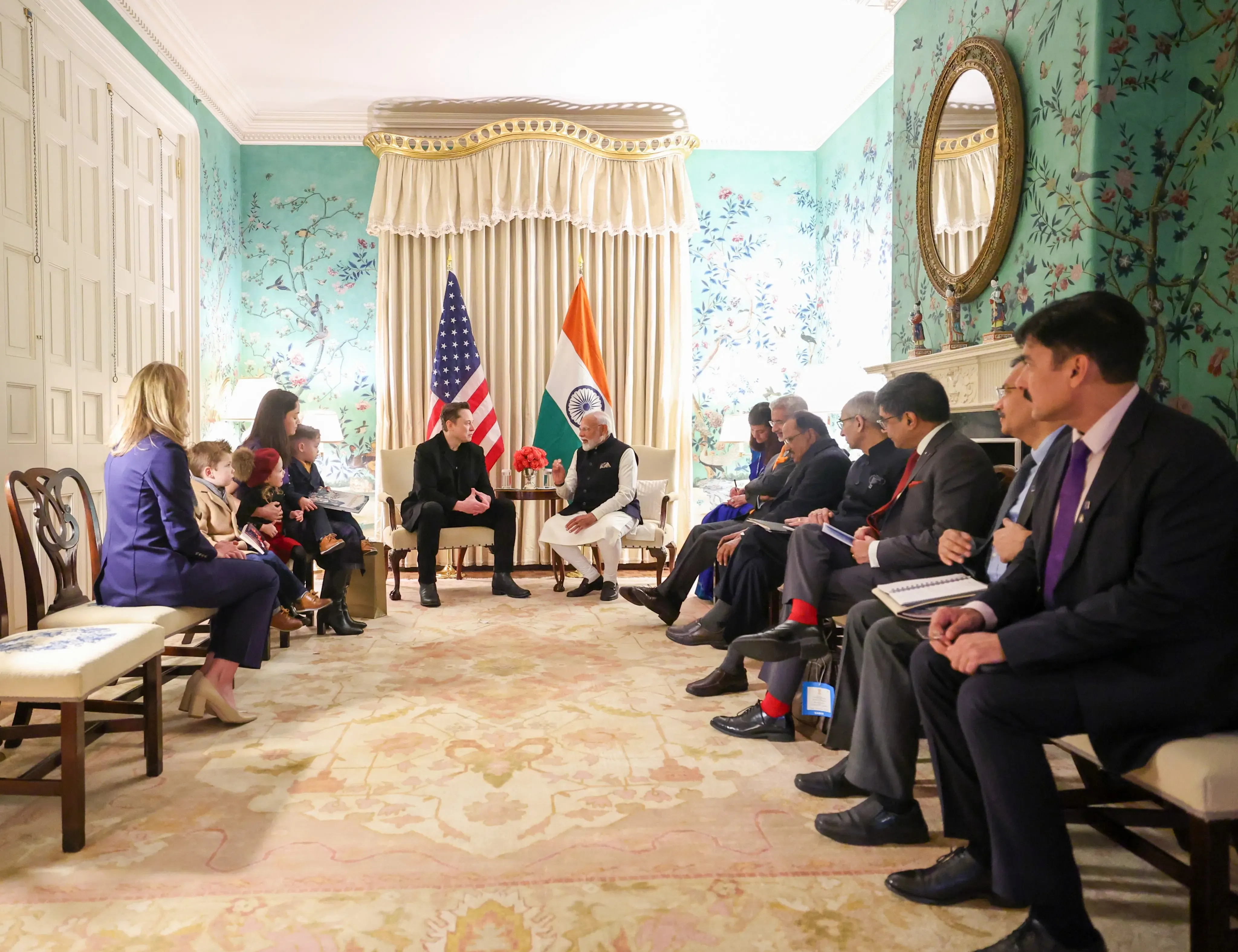 Elon Musk Meets PM Modi During US Trip