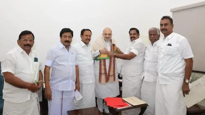 EPS Meets Amit Shah in Delhi, Renewed AIADMK-BJP Alliance Speculated