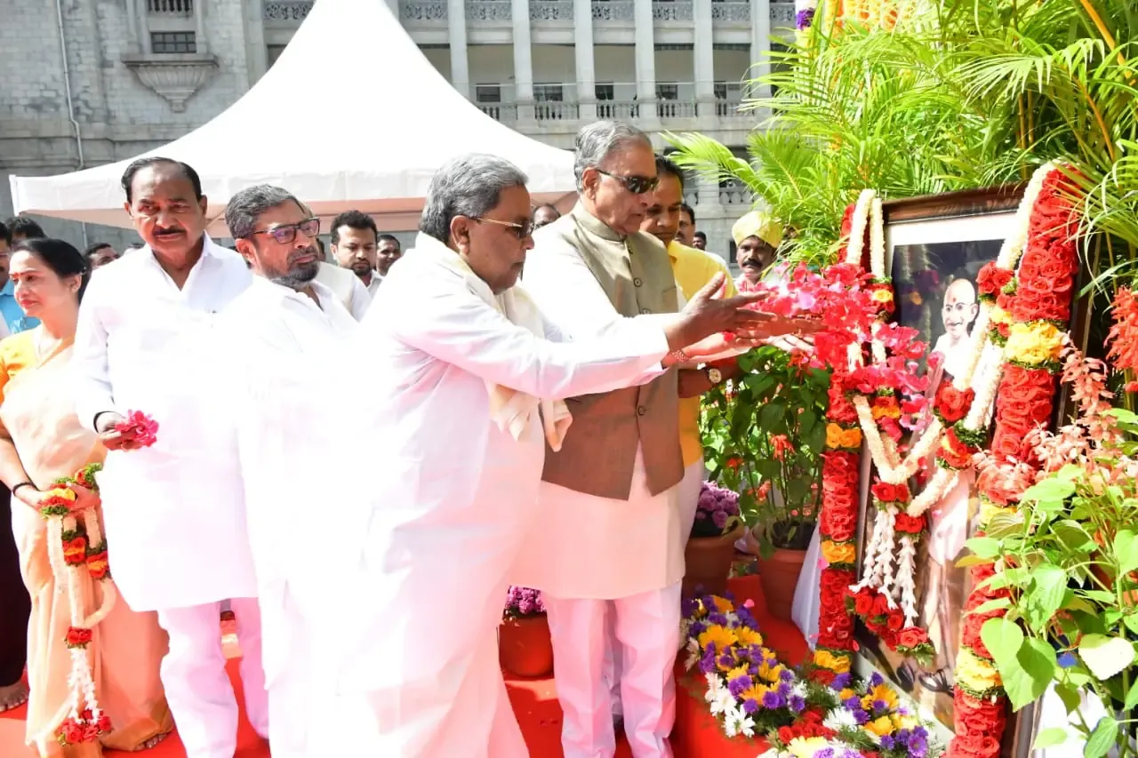 A Call to Action for Gandhi's India: Siddaramaiah