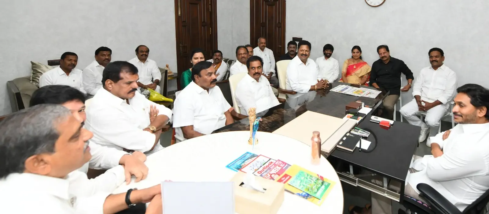 Jagan Urges YSRCP Leaders to Expose Naidu’s Election Promise Failures