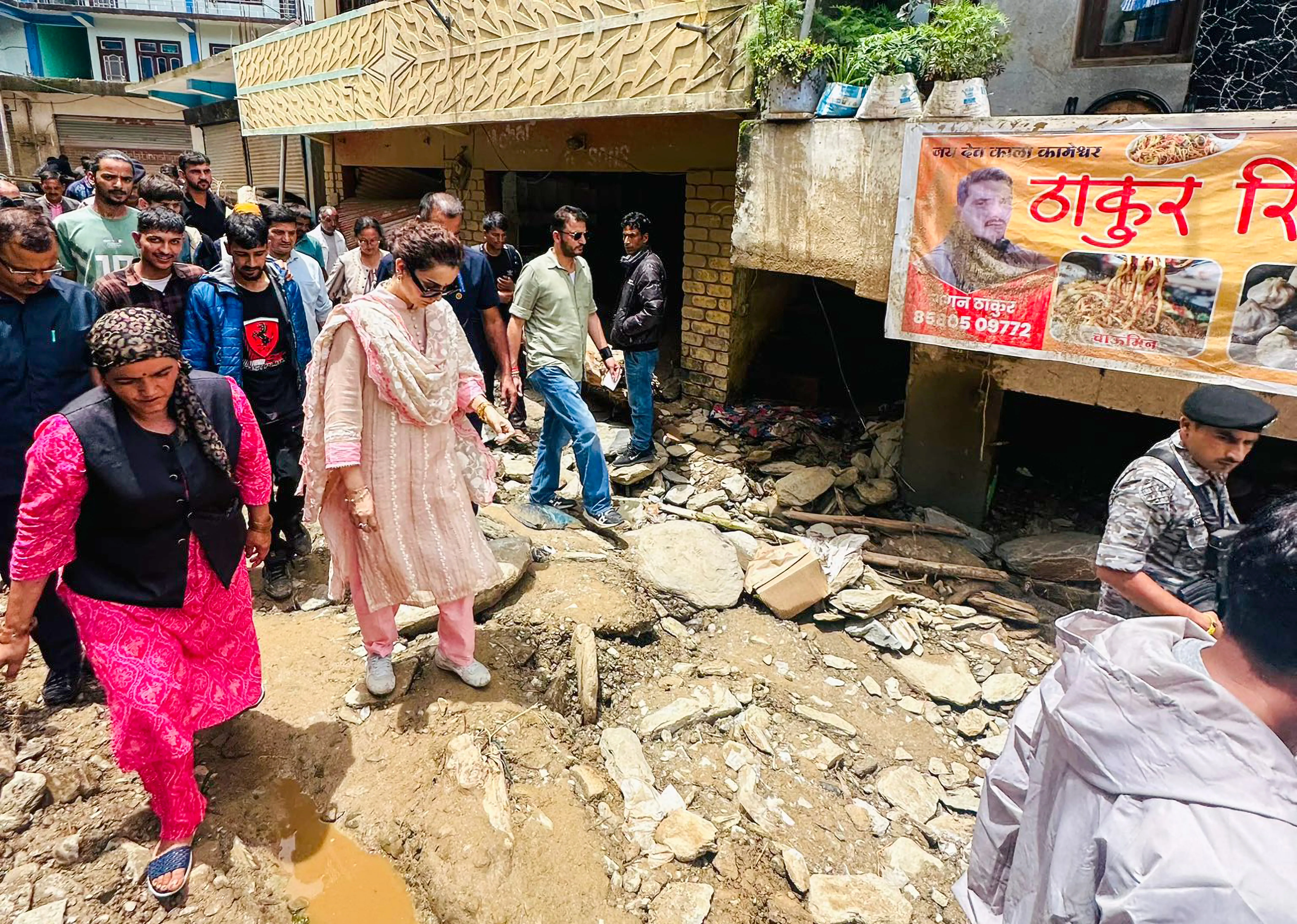 Is BJP MP Kangna Ranaut Facing Local Anger After Visiting Disaster-Hit Areas?