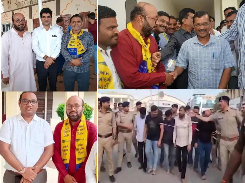 Abdul Sattar, AAP's Gujarat General Secretary, Exposed as Leader of Fake ED Team; Shocking Photos with Kejriwal Surface