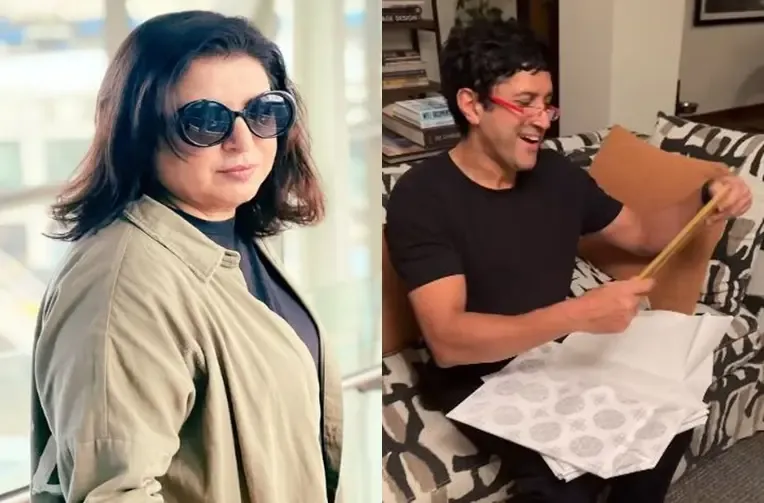 Farah Khan Presents 'A Nostalgic Gift' to Her 'Little Brother' Farhan Akhtar