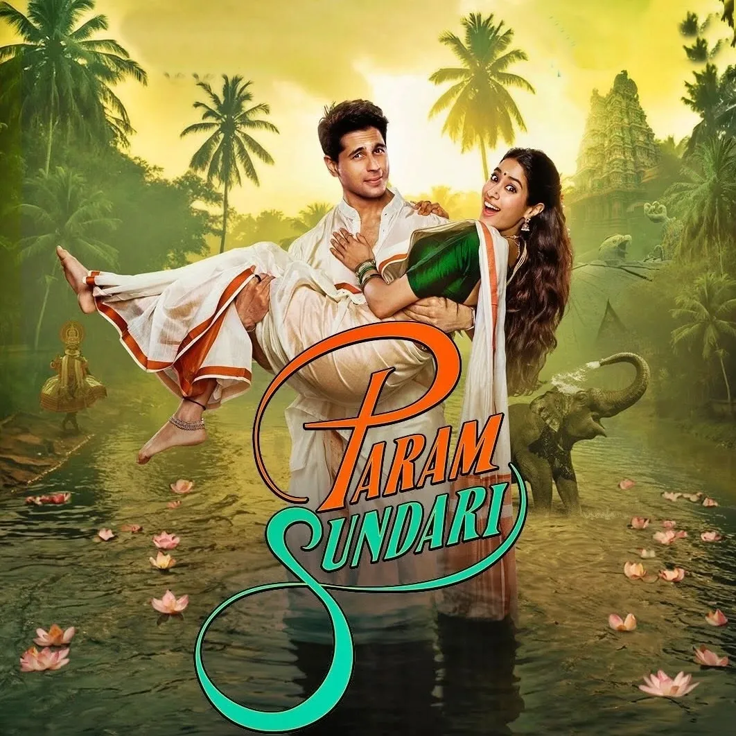 What is Sidharth and Janhvi's 'biggest love story' in 'Param Sundari'?