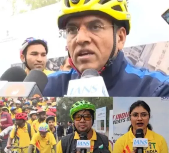 'Fit India Sunday on Cycle' Evolving into a Festival: Mansukh Mandaviya