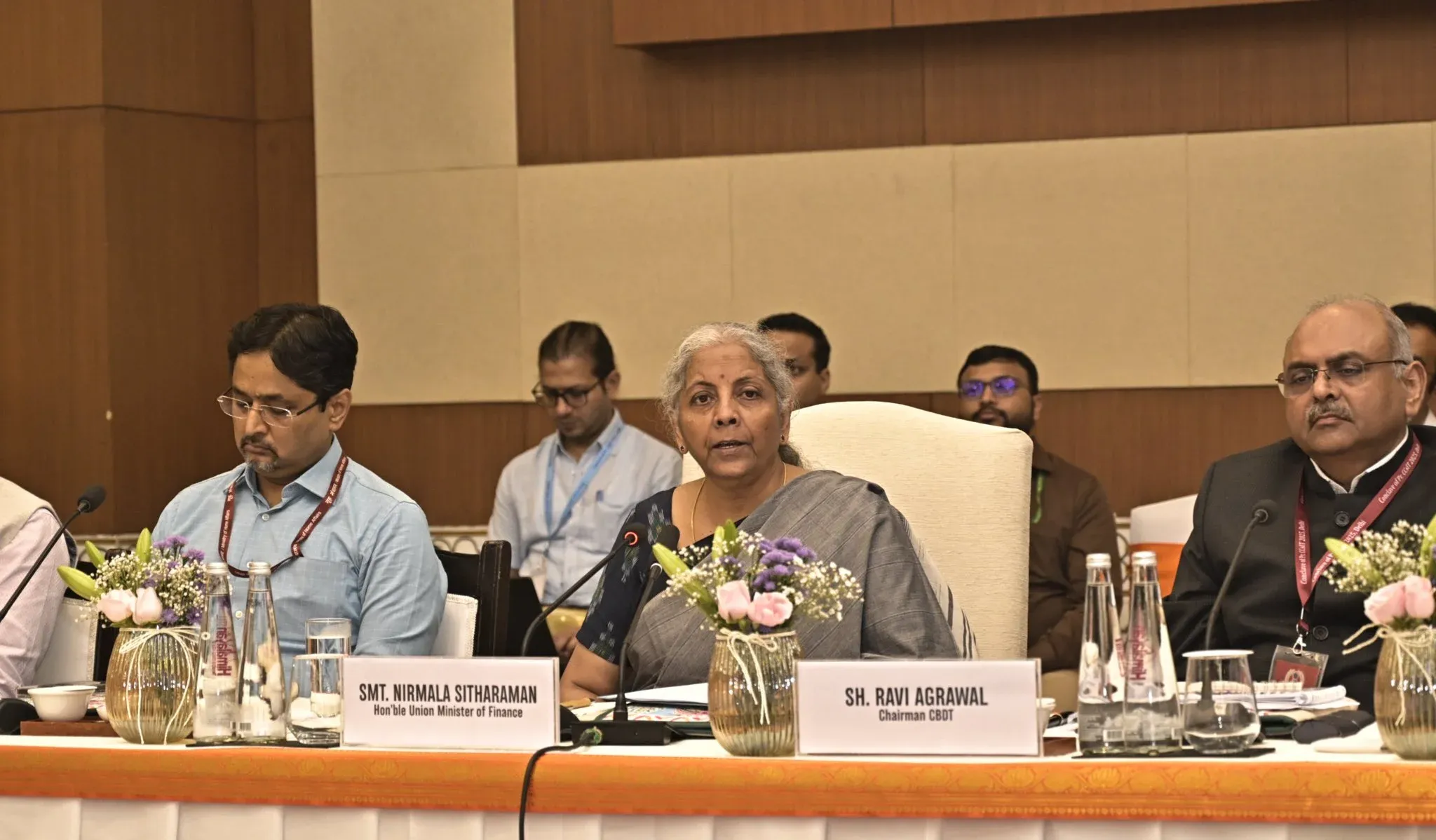 How is FM Sitharaman tackling the grievance backlog in CBDT?