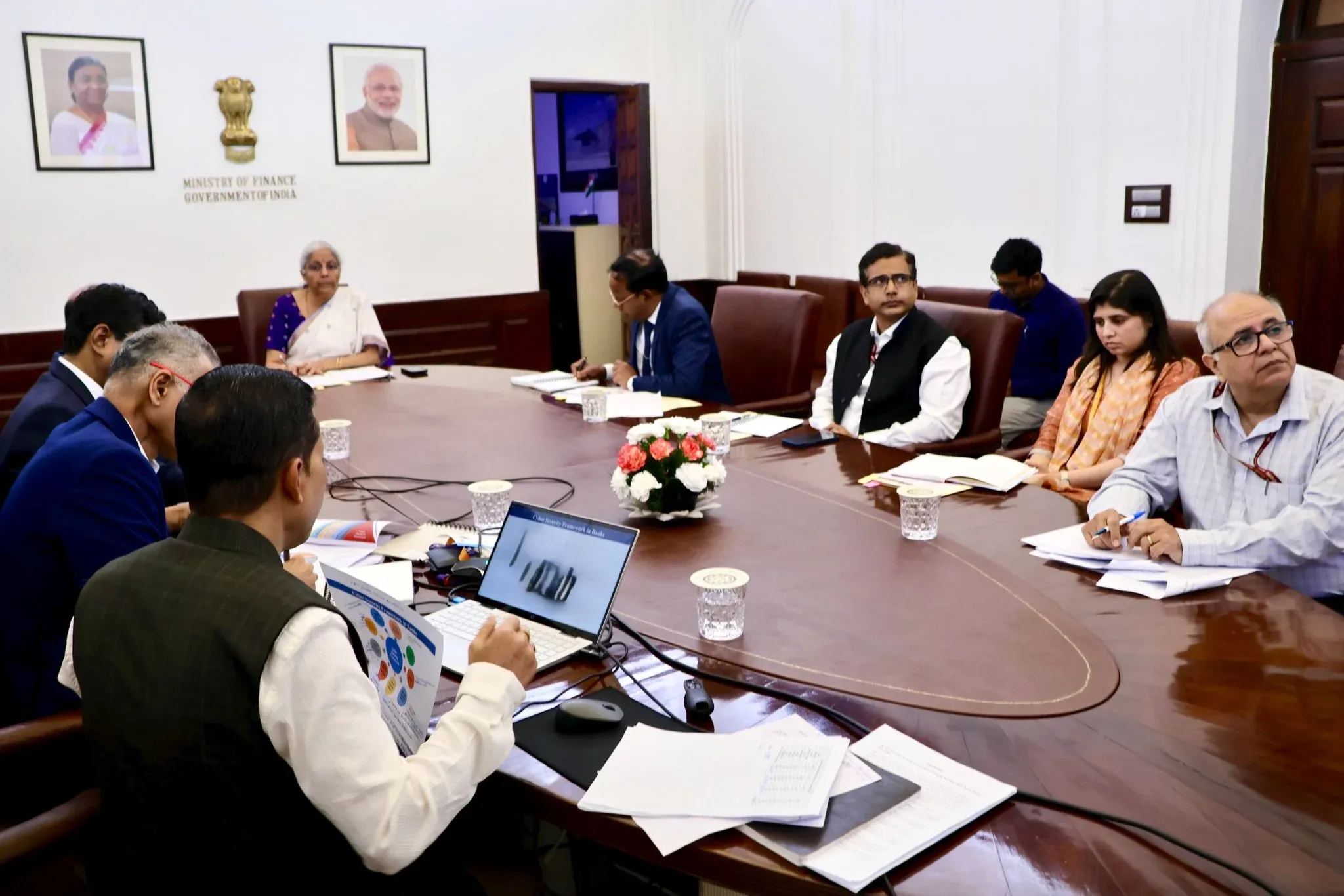 What Steps is FM Sitharaman Taking for Cybersecurity at Banks Amid Rising Border Tensions?