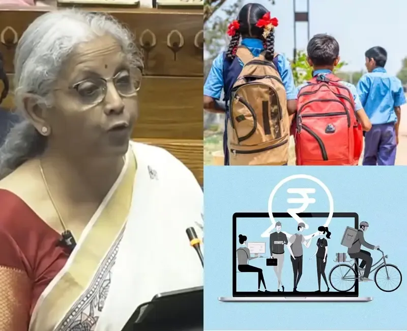 Finance Minister Sitharaman Unveils Internet Initiatives for Government Schools and Gig Workers' Social Security