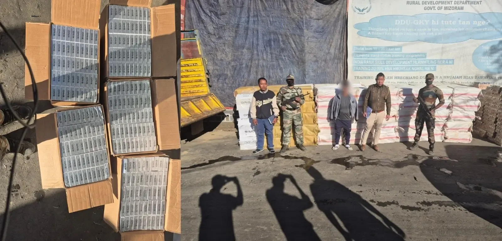 Mizoram Police Seizes Foreign Cigarettes Worth ₹3.38 Crore; One Arrested