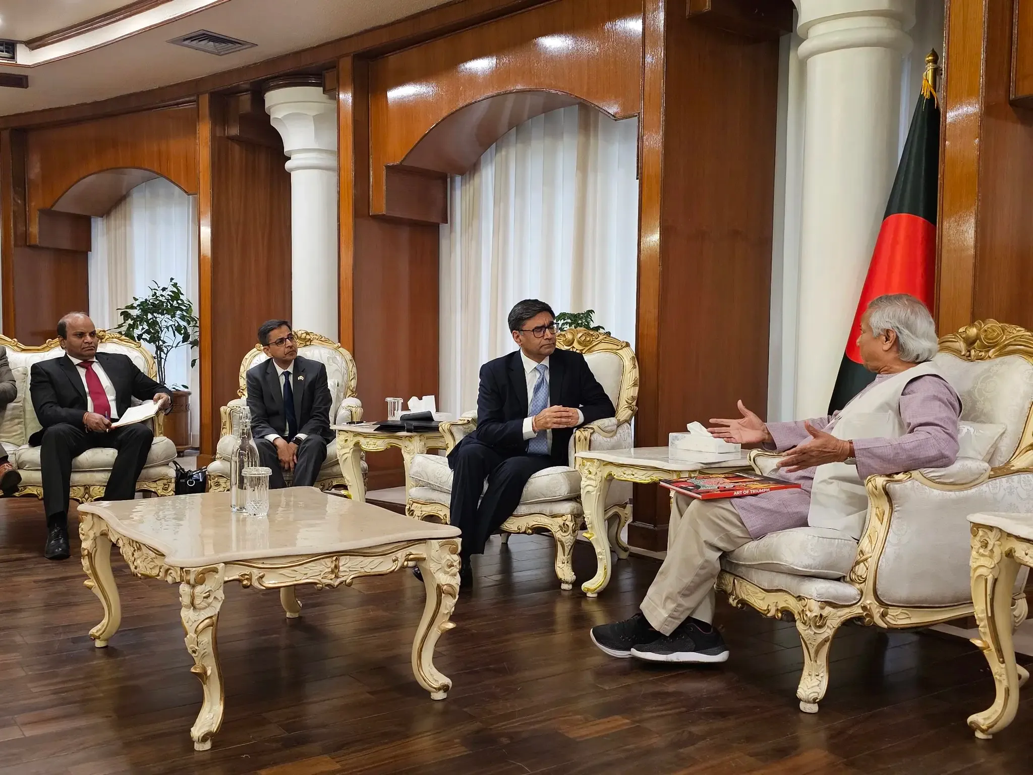 Indian Foreign Secretary Misri Meets Bangladesh's Chief Advisor Muhammad Yunus in Dhaka