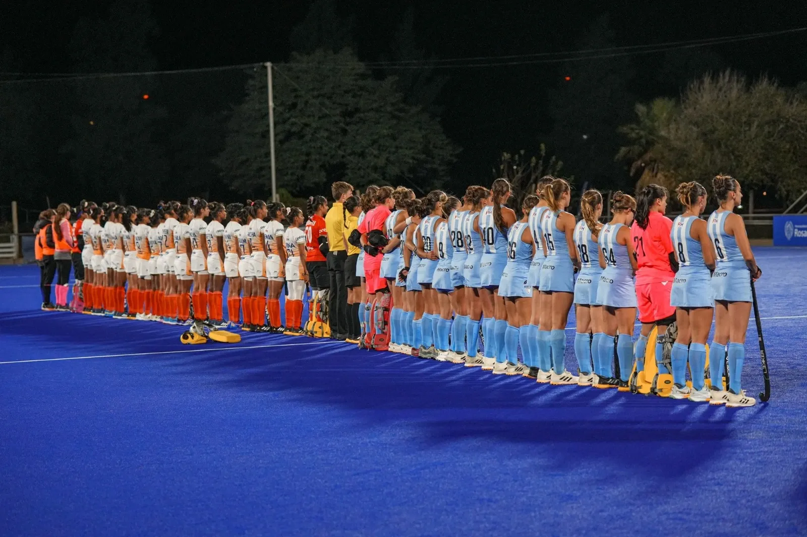 Did the Indian junior women’s hockey team lose to Argentina in the Four Nations Tournament?