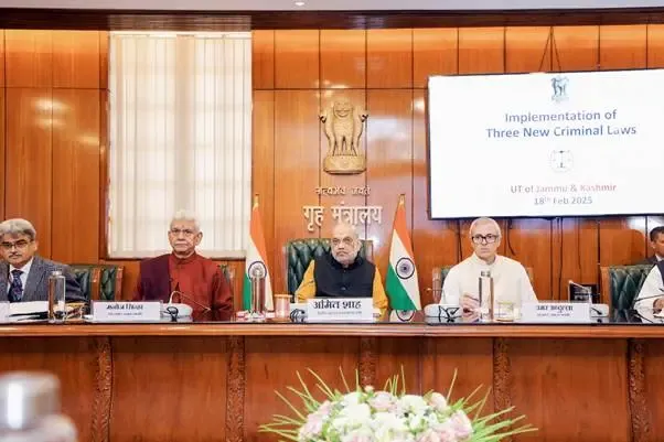 Amit Shah Ensures Full Implementation of New Criminal Laws in J&K by April