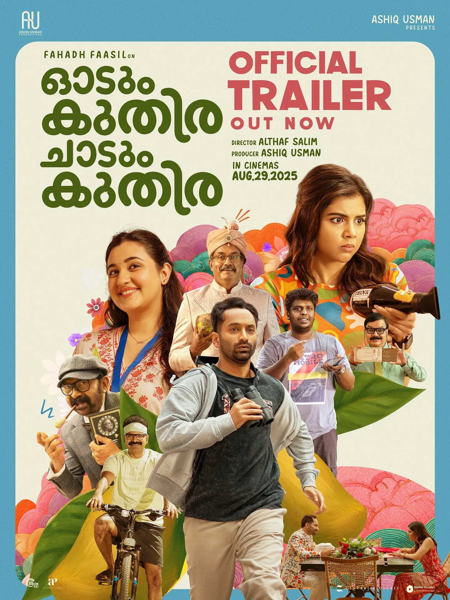 Have You Seen the Funny Trailer for Fahadh Faasil’s Romantic Comedy ‘Odum Kuthira Chaadum Kuthira’?