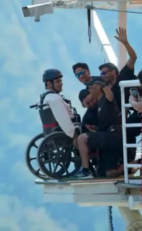 Gautam Adani Applauds Wheelchair-Bound Employee's Bravery in Bungee Jumping