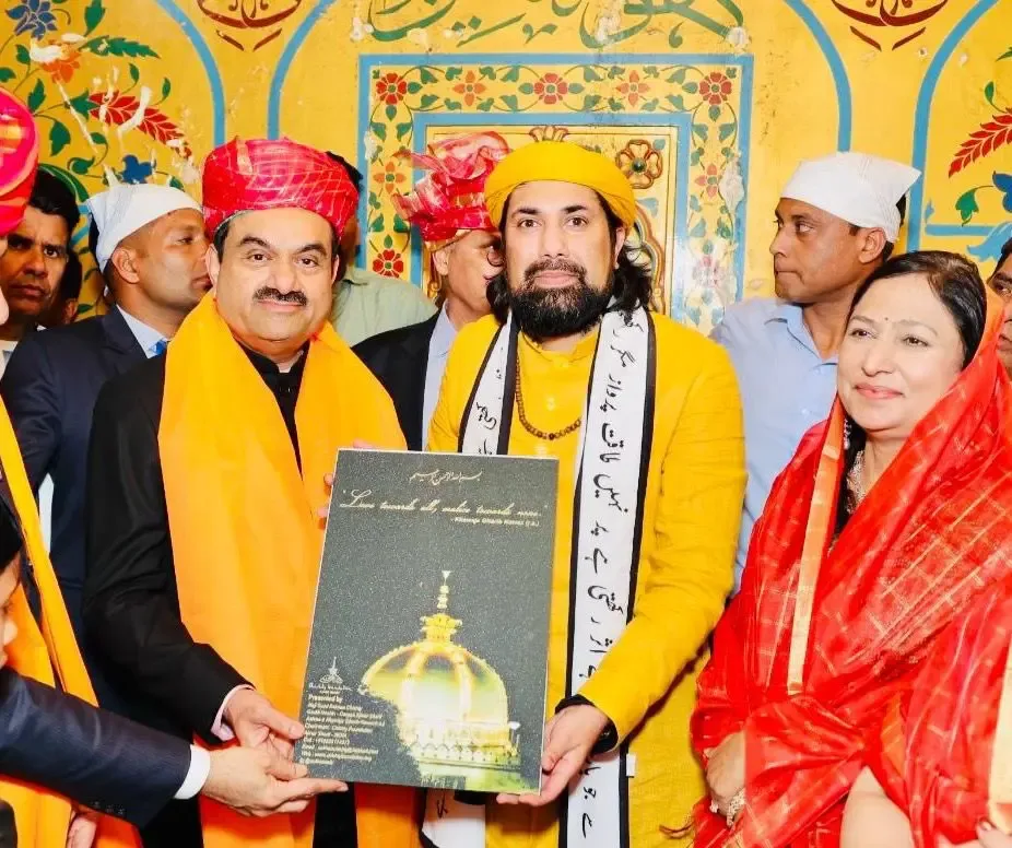 Gautam Adani Pays Respects at Ajmer Sharif Dargah, Seeks Blessings for All