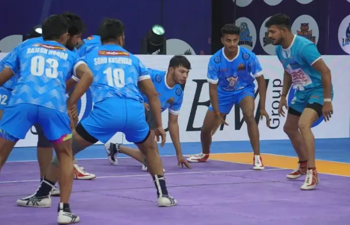GI-PKL 2025: Punjabi Tigers, Marathi Vultures, Tamil Lions, and Bhojpuri Leopards Advance to Men's Semifinals
