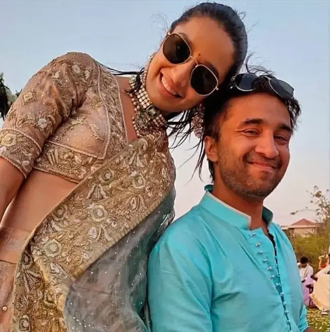 Shraddha and Siddhanth Kapoor Share a Moment