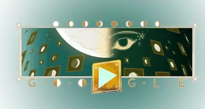 Google Commemorates March’s Last Half Moon with Engaging Doodle