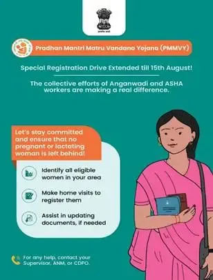 Why has the government extended the registration drive for PMMVY?
