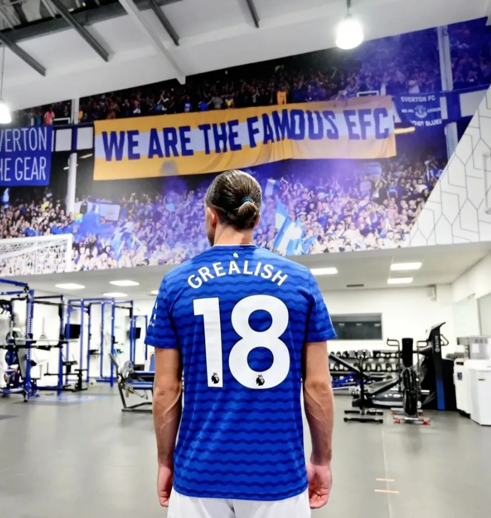 What Inspired Grealish to Choose the No. 18 Jersey at Everton?
