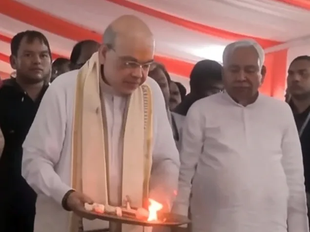 क्या गृह मंत्री अमित शाह ने मां जानकी के लिए भव्य मंदिर का भूमि पूजन किया?