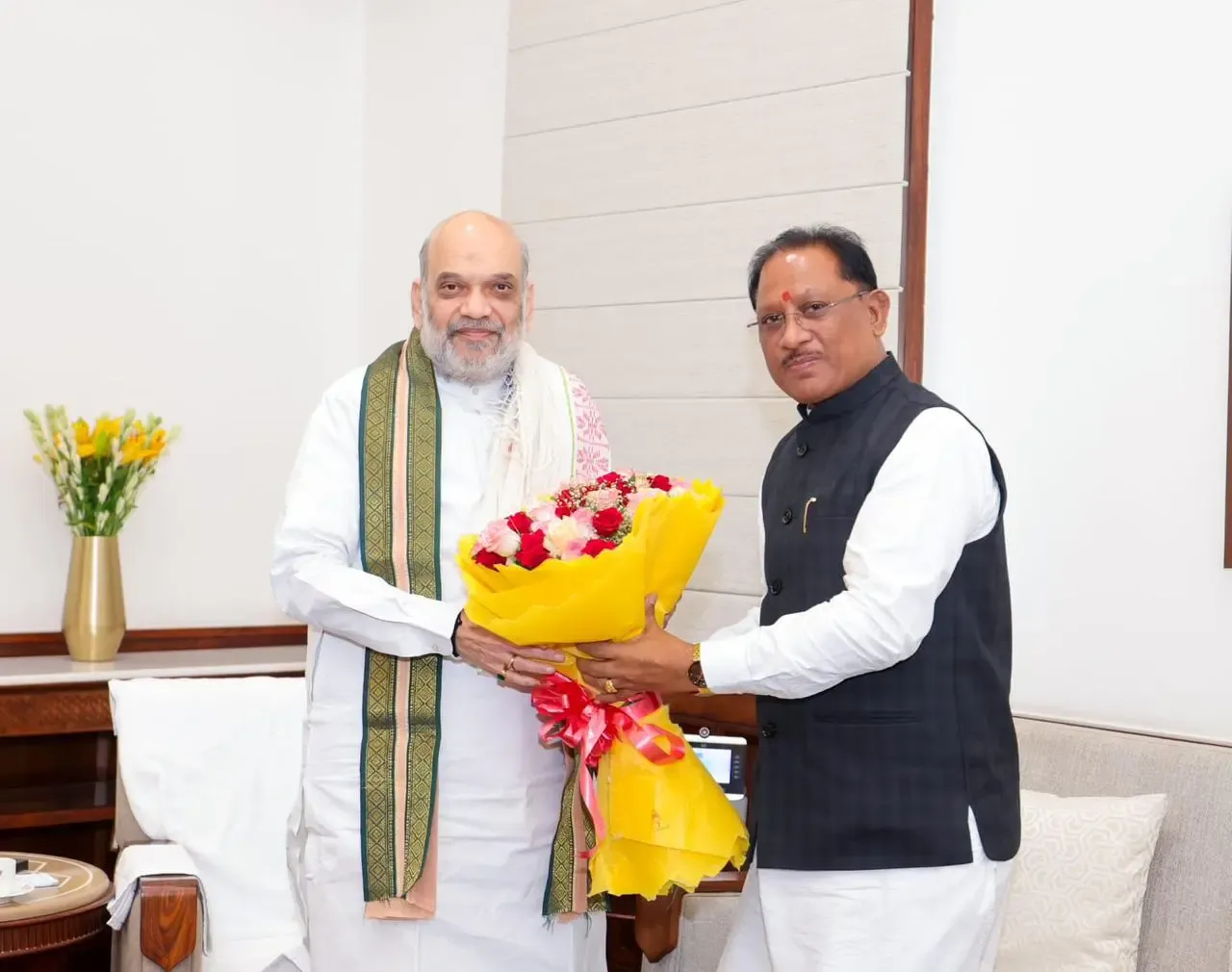 क्या सीएम साय ने गृह मंत्री अमित शाह से छत्तीसगढ़ में नक्सल उन्मूलन अभियानों पर चर्चा की?
