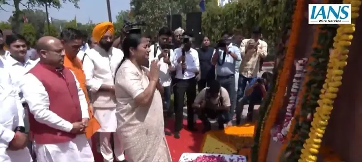 Leader Who Shaped Our Constitution: CM Rekha Pays Tribute on Ambedkar Jayanti