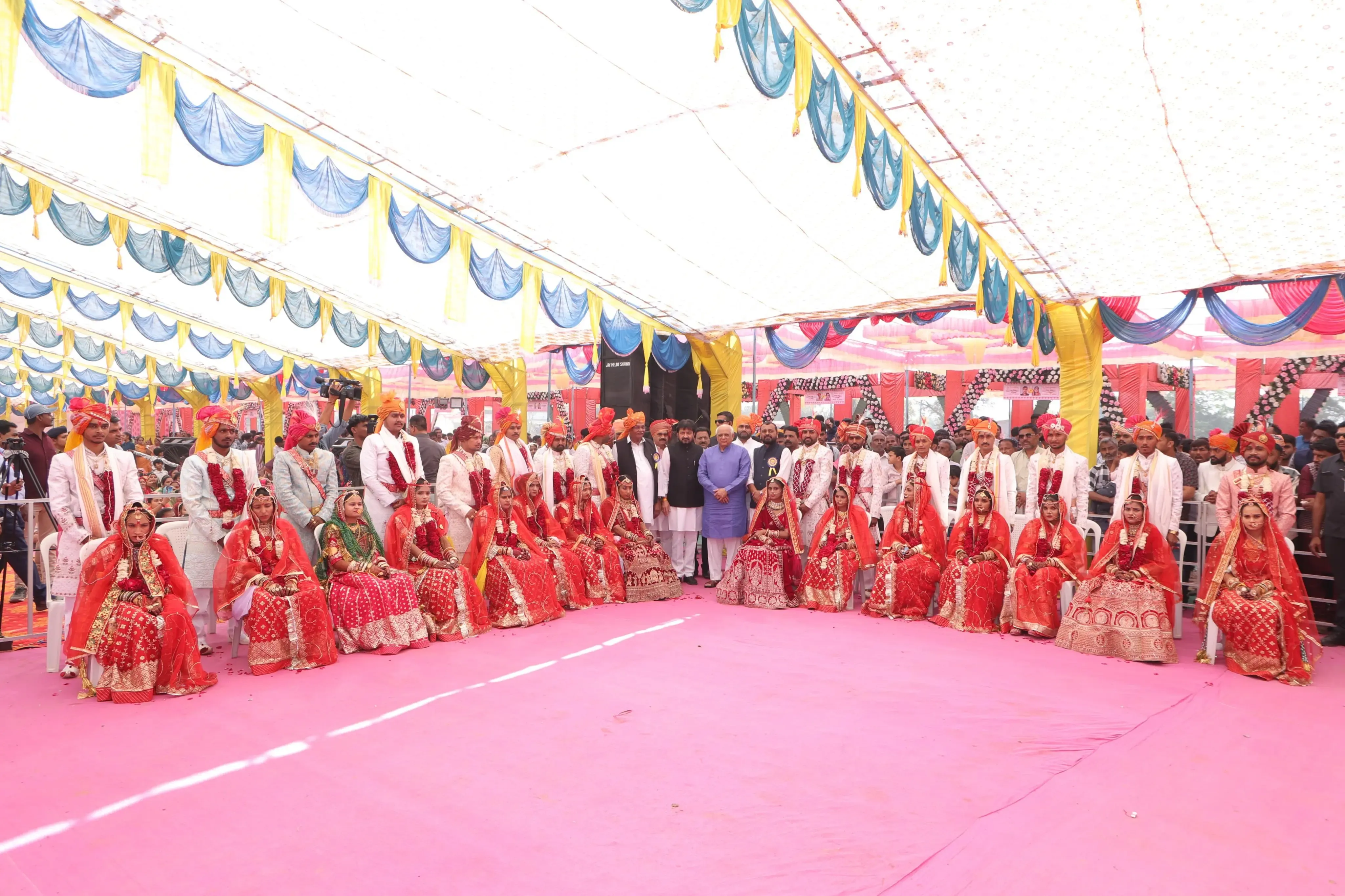 Gujarat Chief Minister Celebrates 30th Mass Wedding of Rajput Community
