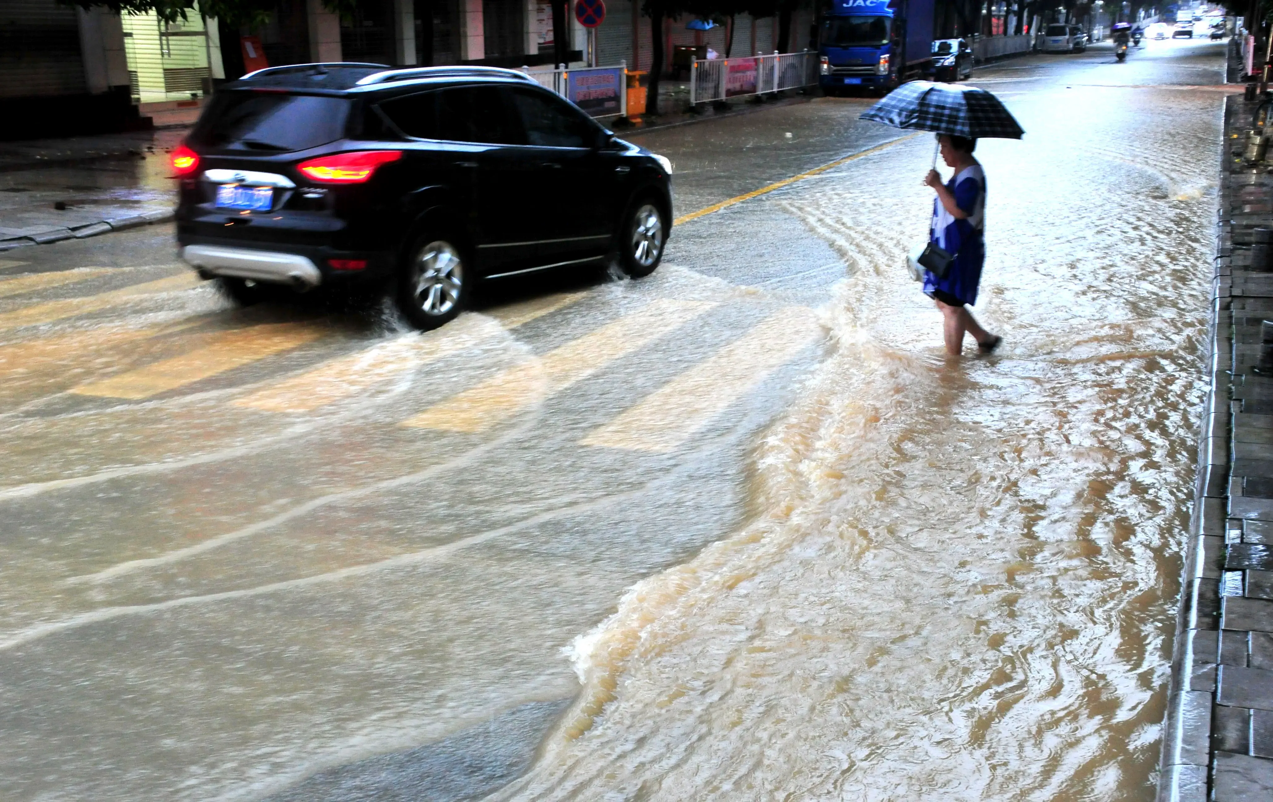 Is Guwahati Facing Heavy Rainfall and Power Outages Today?